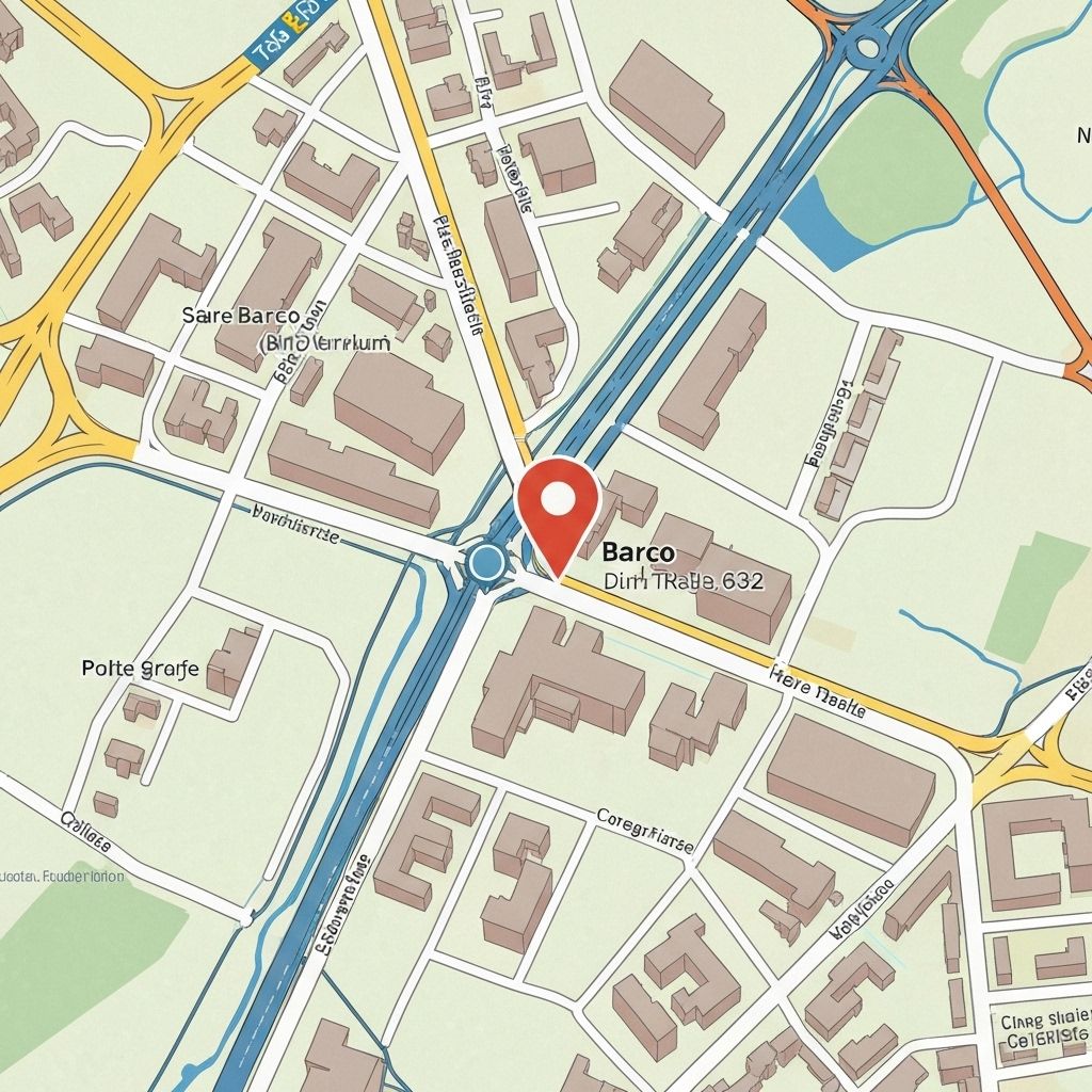 Barco offices map